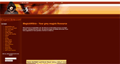 Desktop Screenshot of grey-magick.magickwithin.com