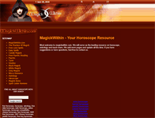 Tablet Screenshot of horoscope.magickwithin.com